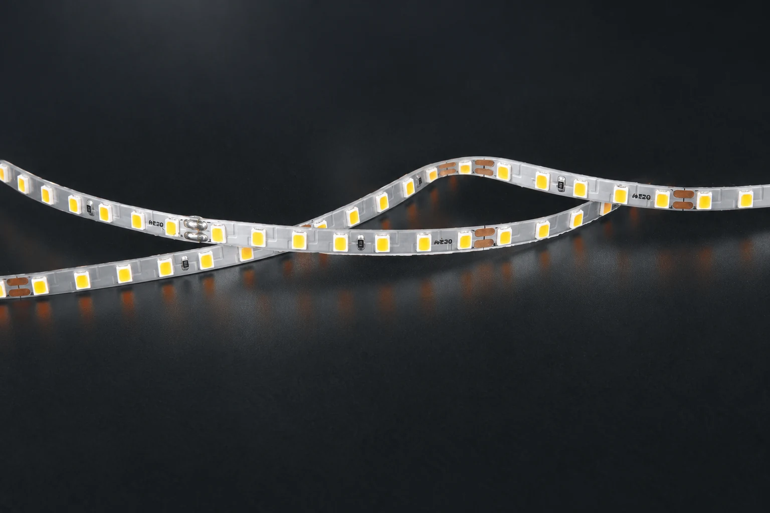 Detail of 24V 5mm LED strip