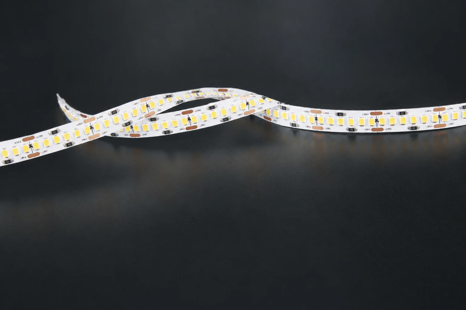 Detail of 24V 10mm LED strip