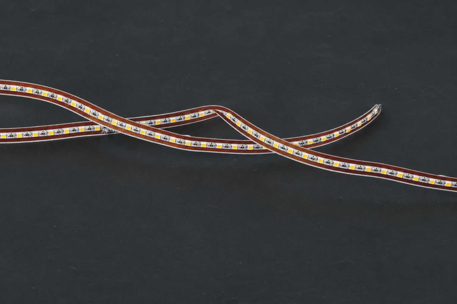 Detail of 24V 8mm LED strip