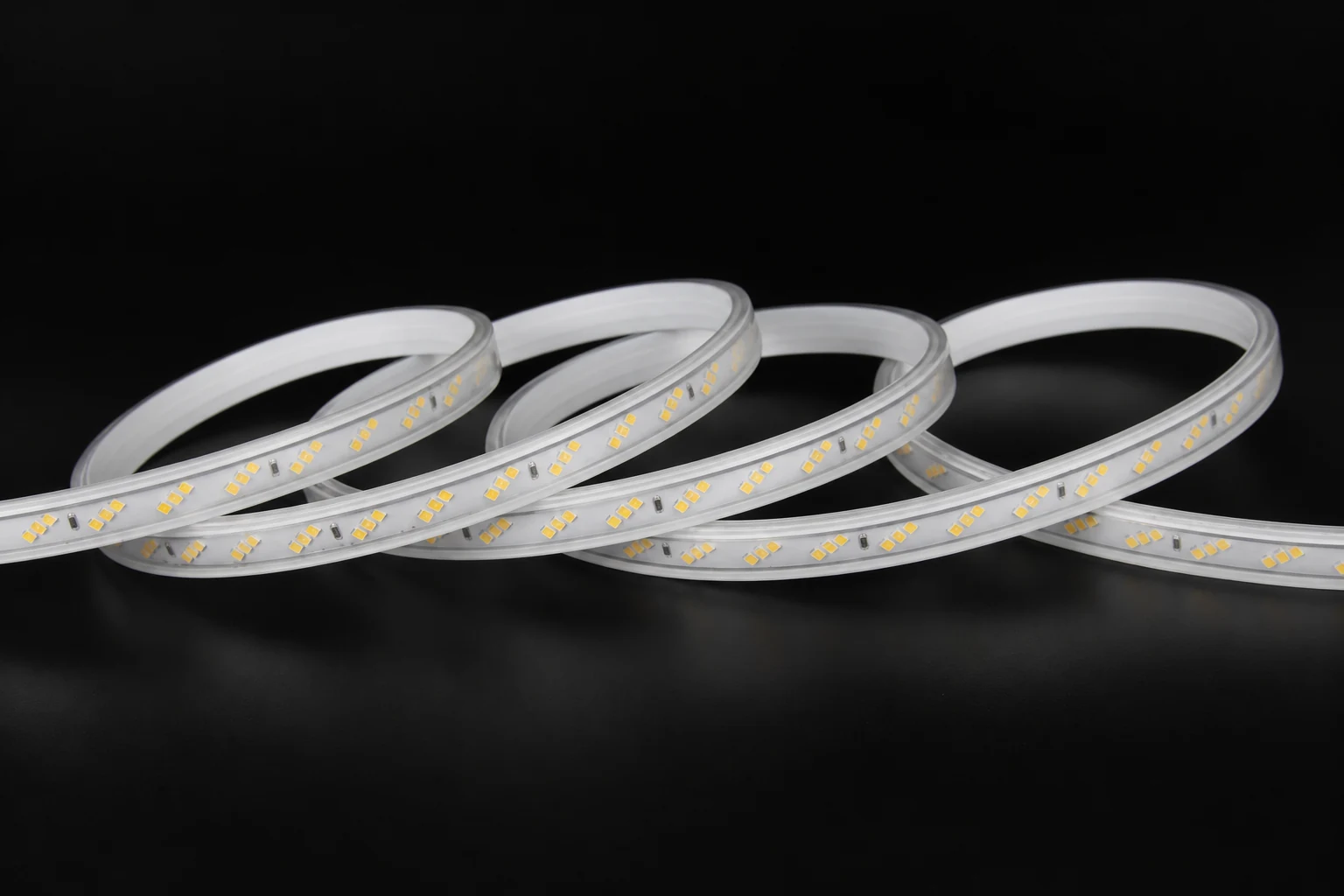 220V 11mm LED strip arranged in loops